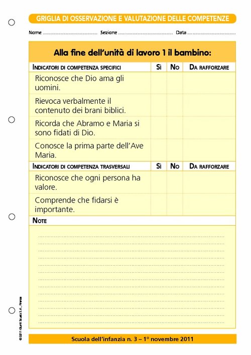 Griglia di osservazione e valutazione delle competenze - Religione cattolica | Giunti Scuola Griglia di osservazione e valutazione delle competenze - Religione cattolica | Giunti Scuola