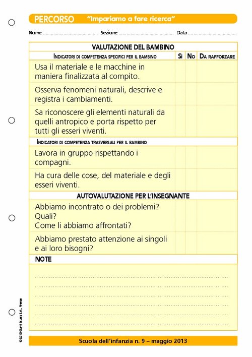 Griglia di valutazione - Percorso: "Impariamo a fare ricerca" | Giunti Scuola Griglia di valutazione - Percorso: "Impariamo a fare ricerca" | Giunti Scuola