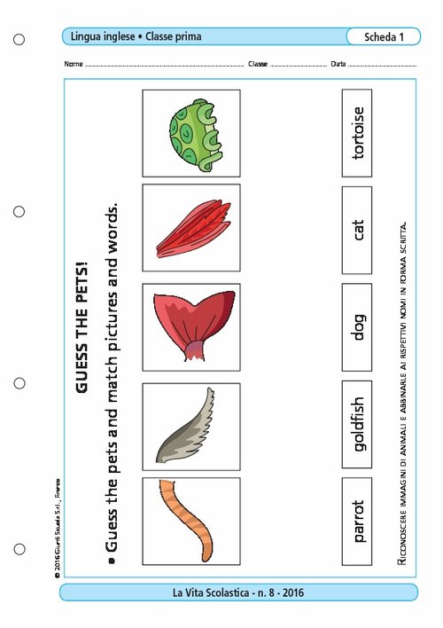 Guess the pets! | Giunti Scuola Guess the pets! | Giunti Scuola