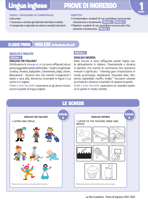 Guida alle prove di ingresso | Inglese 1 | Giunti Scuola Guida alle prove di ingresso | Inglese 1 | Giunti Scuola