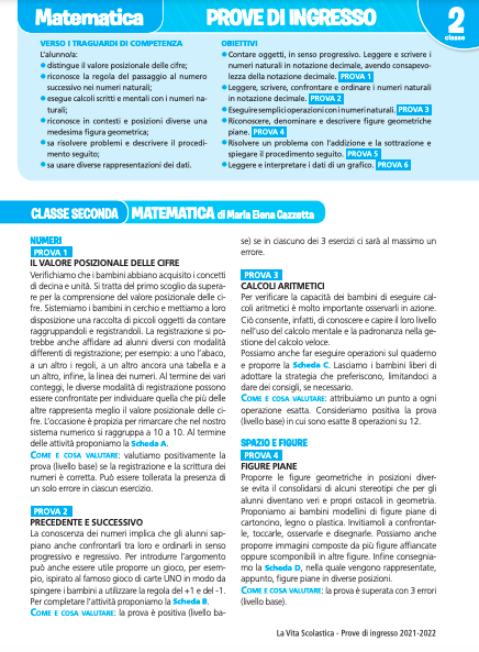 Guida alle prove di ingresso | Matematica 2 | Giunti Scuola Guida alle prove di ingresso | Matematica 2 | Giunti Scuola