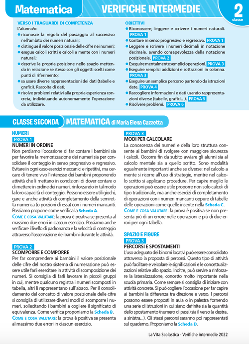 Guida alle verifiche intermedie | Matematica 2 | Giunti Scuola Guida alle verifiche intermedie | Matematica 2 | Giunti Scuola