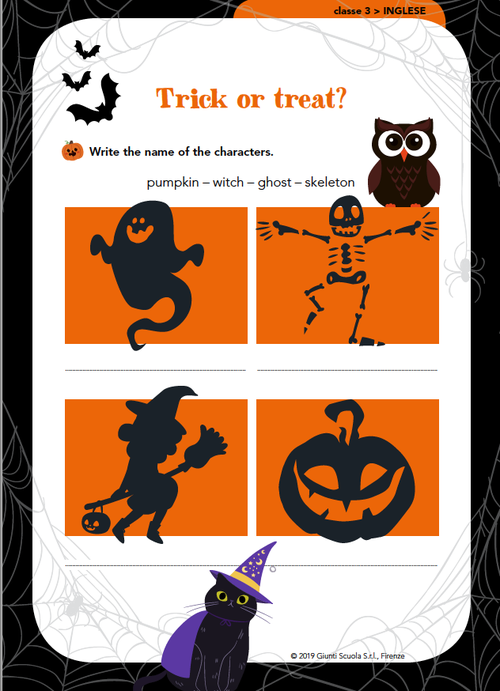 halloween classe terza | Giunti Scuola