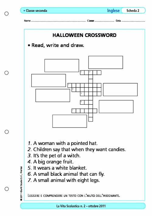 Halloween crossword | Giunti Scuola