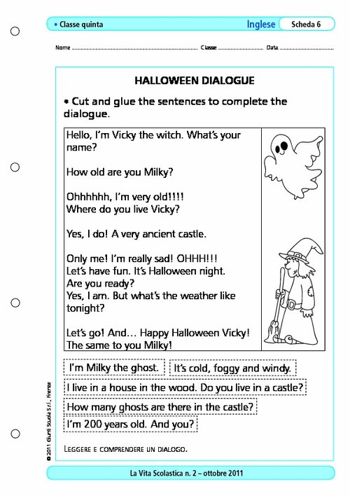 Halloween dialogue | Giunti Scuola