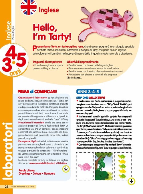 Hello, I'm Tarty! | Giunti Scuola Hello, I'm Tarty! | Giunti Scuola