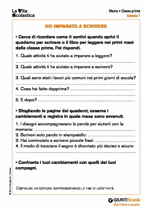 Ho imparato a scrivere | Giunti Scuola Ho imparato a scrivere | Giunti Scuola