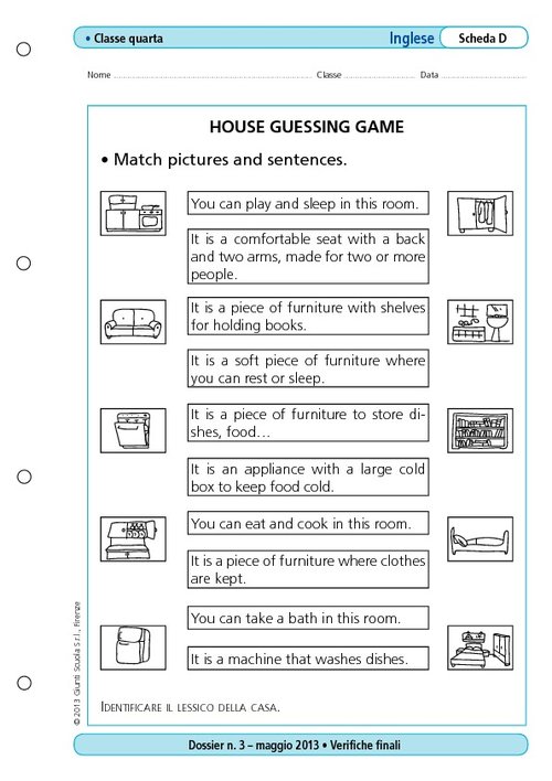 House guessing game | Giunti Scuola House guessing game | Giunti Scuola