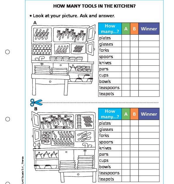 How many tools in the kitchen? | Giunti Scuola