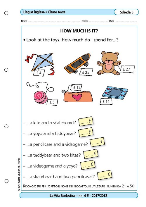 How much is it? | Giunti Scuola How much is it? | Giunti Scuola