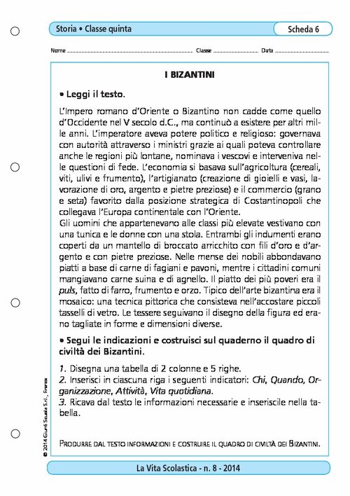 I Bizantini | Giunti Scuola I Bizantini | Giunti Scuola