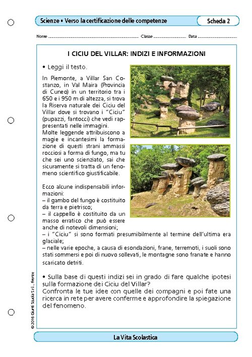 I ciciu del Villar: indizi e informazioni | Giunti Scuola I ciciu del Villar: indizi e informazioni | Giunti Scuola
