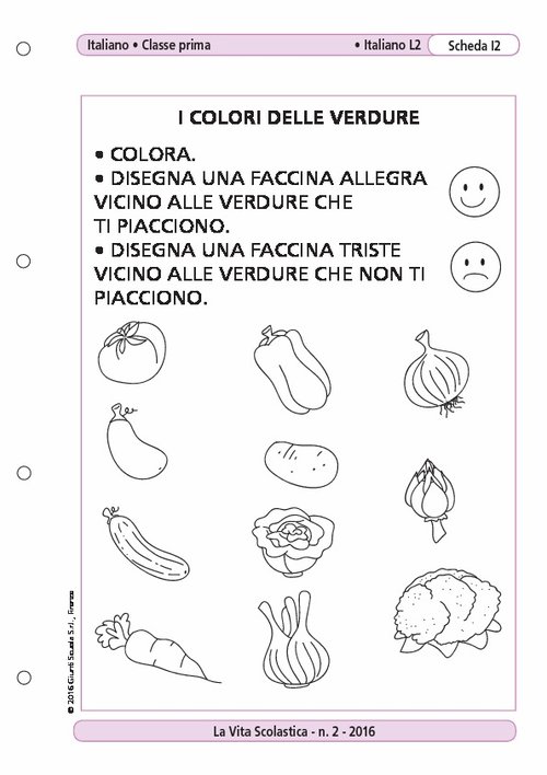 I colori delle verdure | Giunti Scuola I colori delle verdure | Giunti Scuola