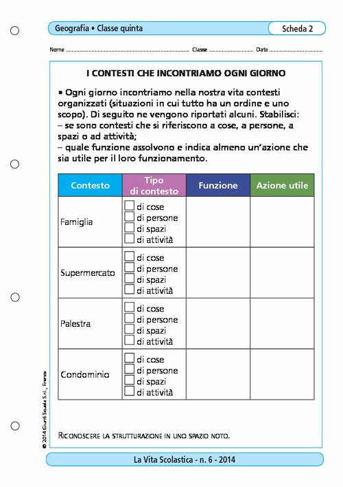 I contesti che incontriamo ogni giorno | Giunti Scuola I contesti che incontriamo ogni giorno | Giunti Scuola