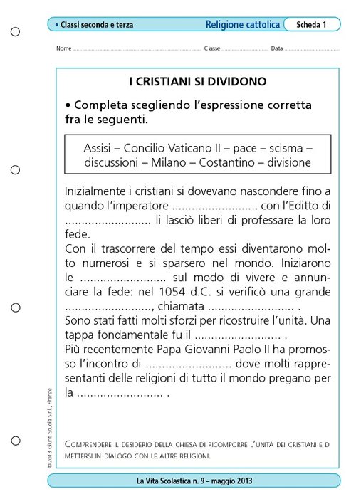 I cristiani si dividono | Giunti Scuola I cristiani si dividono | Giunti Scuola