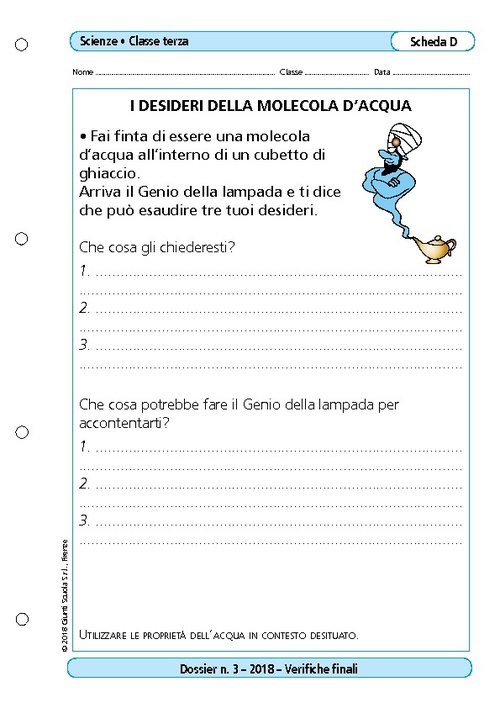 I desideri della molecola d’acqua | Giunti Scuola I desideri della molecola d’acqua | Giunti Scuola
