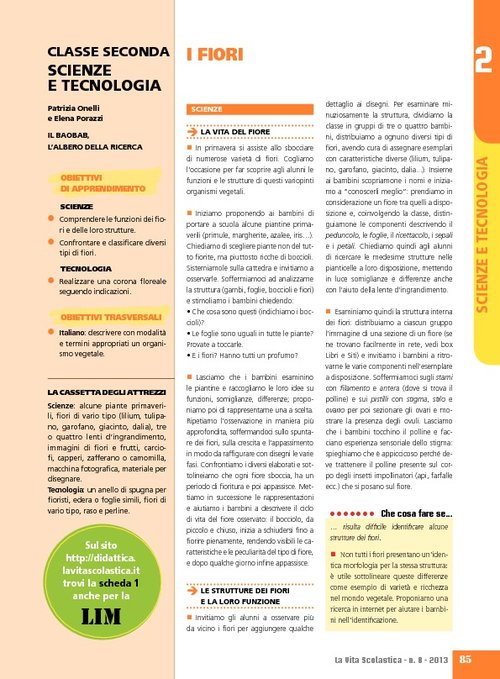 I fiori | Giunti Scuola I fiori | Giunti Scuola