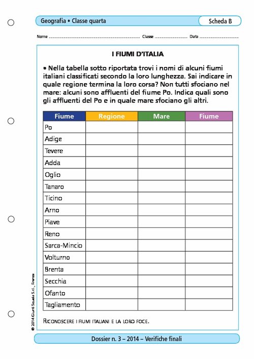 I fiumi d'Italia | Giunti Scuola I fiumi d'Italia | Giunti Scuola