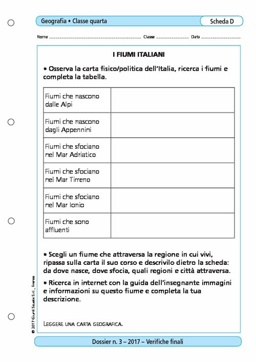 I fiumi italiani | Giunti Scuola I fiumi italiani | Giunti Scuola