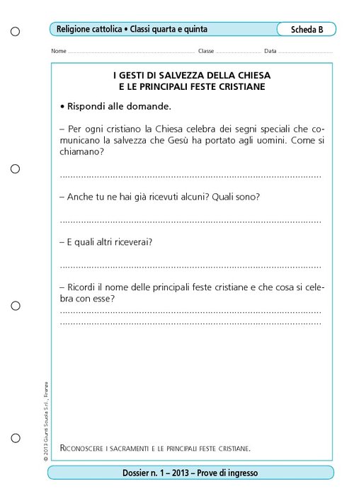 I gesti di salvezza della Chiesa e le principali feste cristiane | Giunti Scuola I gesti di salvezza della Chiesa e le principali feste cristiane | Giunti Scuola
