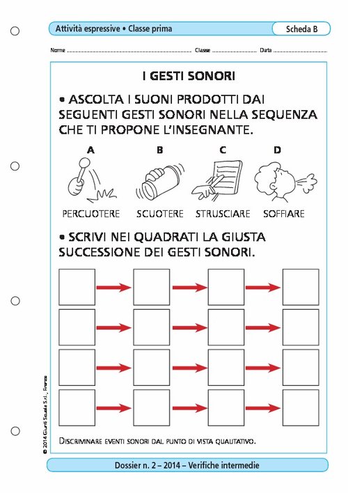 I gesti sonori | Giunti Scuola I gesti sonori | Giunti Scuola