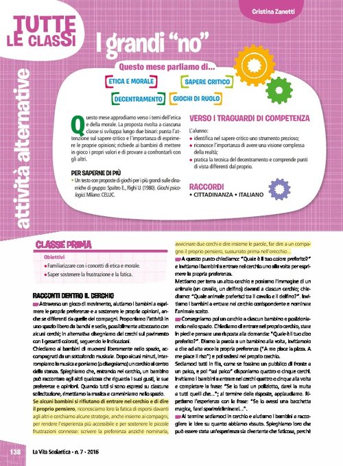 I grandi “no” | Giunti Scuola I grandi “no” | Giunti Scuola