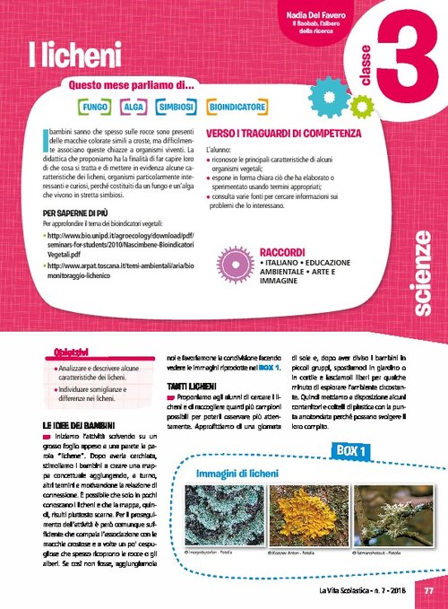 I licheni | Giunti Scuola I licheni | Giunti Scuola