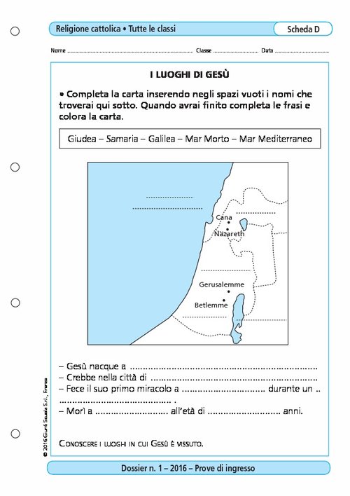 I luoghi di Gesù | Giunti Scuola