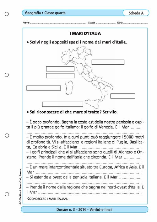 I mari d'Italia | Giunti Scuola I mari d'Italia | Giunti Scuola