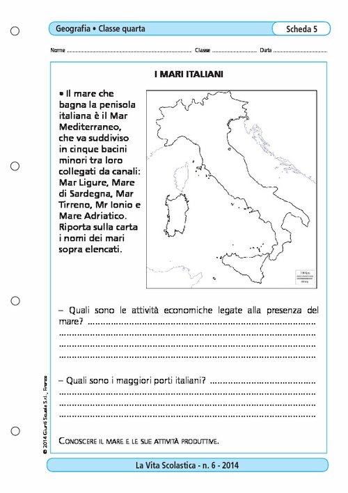 I mari italiani | Giunti Scuola I mari italiani | Giunti Scuola