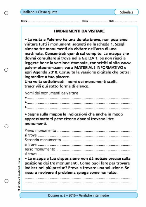 I monumenti da visitare | Giunti Scuola I monumenti da visitare | Giunti Scuola