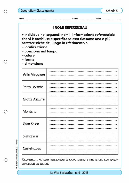 I nomi referenziali | Giunti Scuola I nomi referenziali | Giunti Scuola