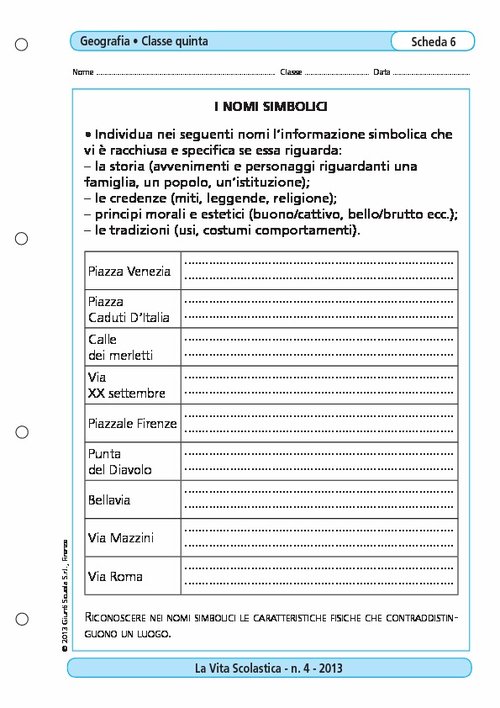 I nomi simbolici | Giunti Scuola I nomi simbolici | Giunti Scuola