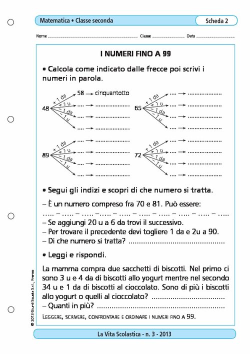I numeri fino a 99 | Giunti Scuola I numeri fino a 99 | Giunti Scuola