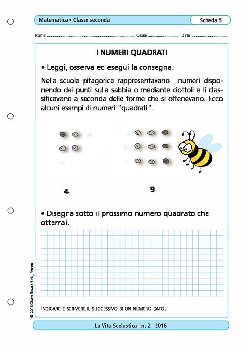 I numeri quadrati | Giunti Scuola I numeri quadrati | Giunti Scuola