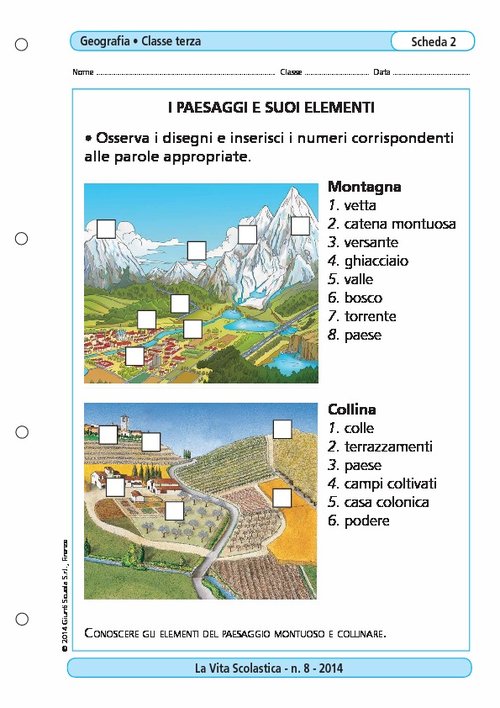 I paesaggi e suoi elementi | Giunti Scuola I paesaggi e suoi elementi | Giunti Scuola