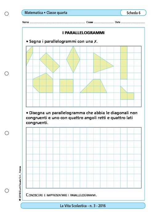 I parallelogrammi | Giunti Scuola