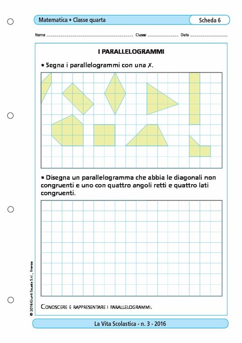 I parallelogrammi | Giunti Scuola I parallelogrammi | Giunti Scuola