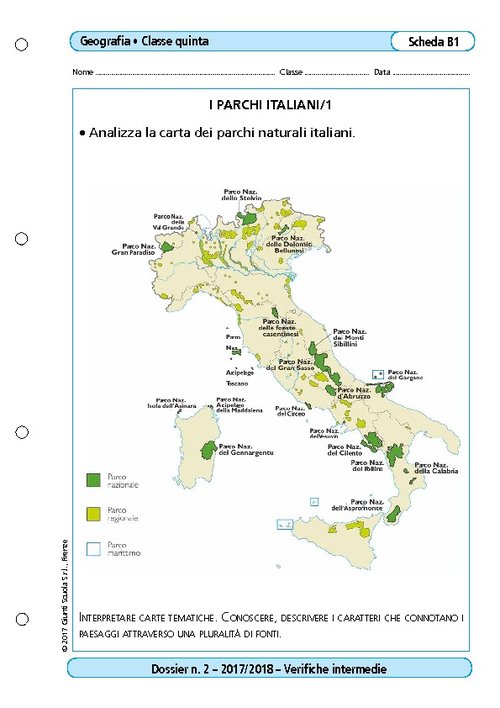 I parchi italiani | Giunti Scuola I parchi italiani | Giunti Scuola