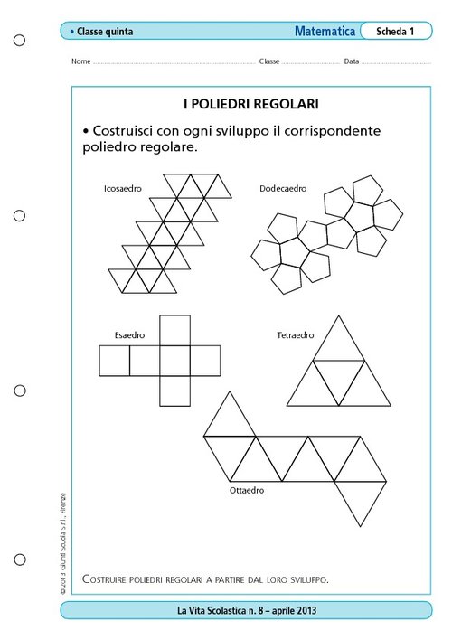 I poliedri regolari | Giunti Scuola