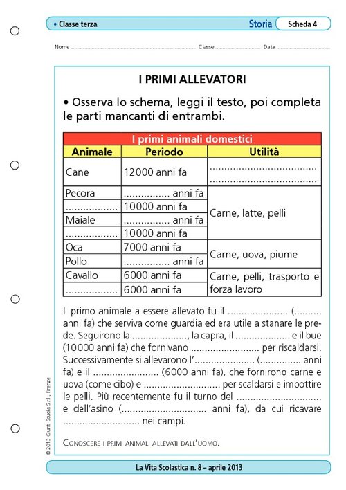 I primi allevatori | Giunti Scuola I primi allevatori | Giunti Scuola