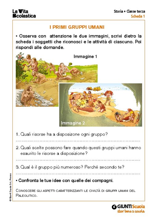 I primi gruppi umani | Giunti Scuola I primi gruppi umani | Giunti Scuola