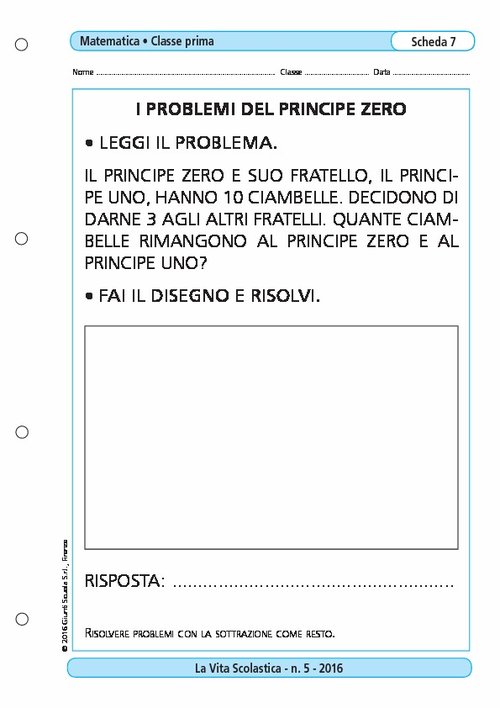 I problemi del Principe Zero | Giunti Scuola I problemi del Principe Zero | Giunti Scuola