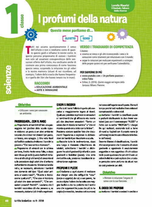 I profumi della natura | Giunti Scuola I profumi della natura | Giunti Scuola