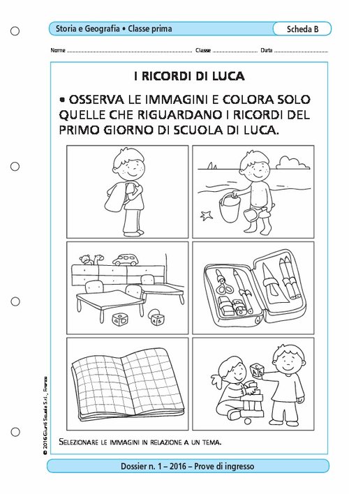 I ricordi di Luca | Giunti Scuola I ricordi di Luca | Giunti Scuola