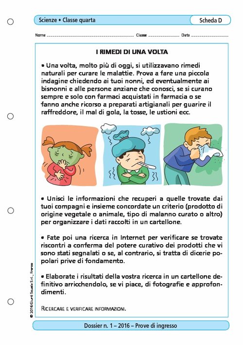 I rimedi di una volta | Giunti Scuola I rimedi di una volta | Giunti Scuola