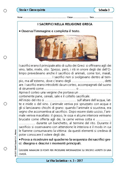 I sacrifici nella religione greca | Giunti Scuola I sacrifici nella religione greca | Giunti Scuola