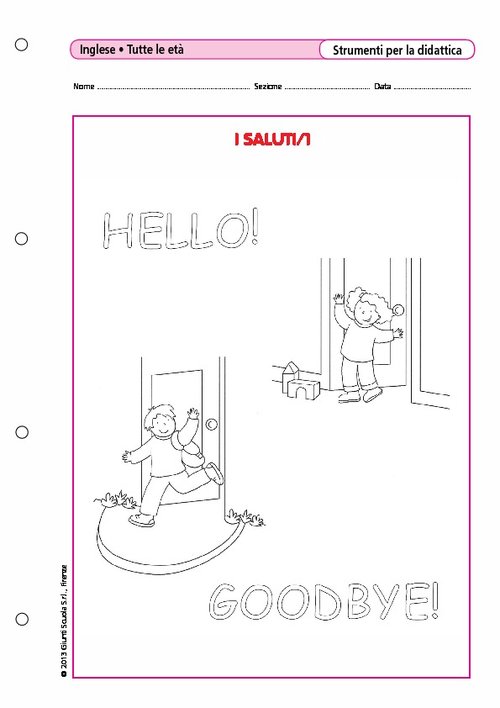 I saluti | Giunti Scuola I saluti | Giunti Scuola