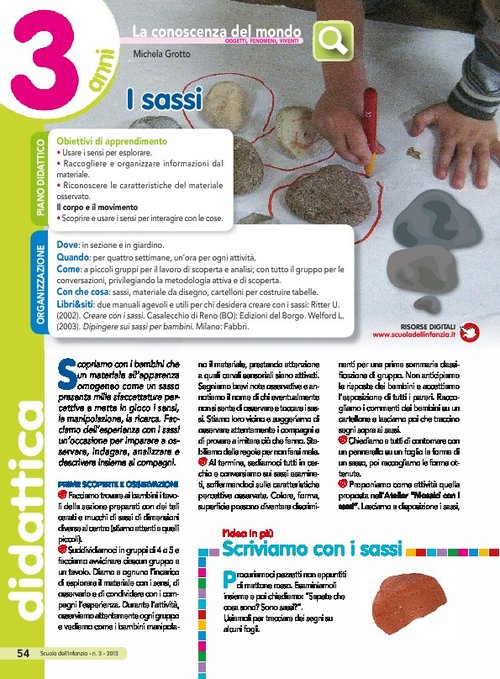 I sassi | Giunti Scuola I sassi | Giunti Scuola
