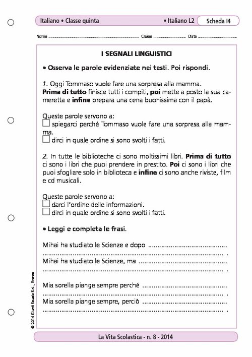 I segnali linguistici | Giunti Scuola I segnali linguistici | Giunti Scuola